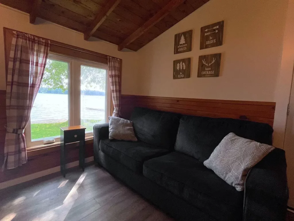 Bobcaygeon Cottage 3 Mission couch