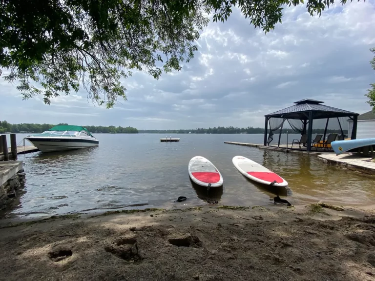 bobcaygeon resort waterfront beach 2