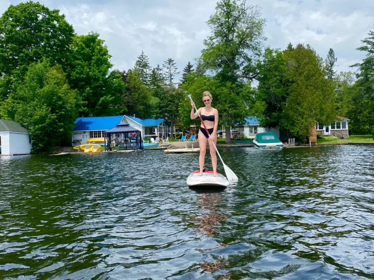bobcaygeon resort waterfront paddleboard 2