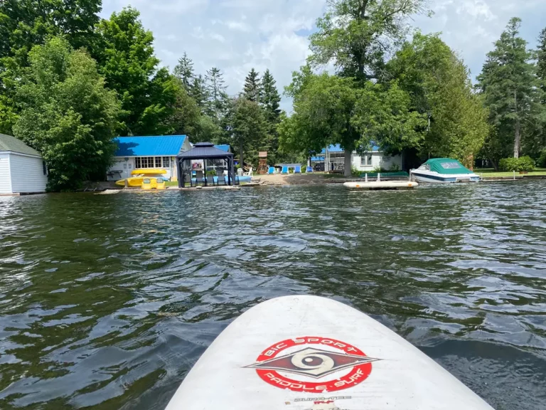 bobcaygeon resort waterfront paddleboard 3