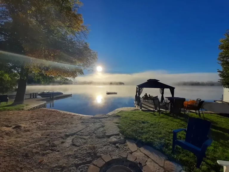 bobcaygeon resort waterfront sunrise 2