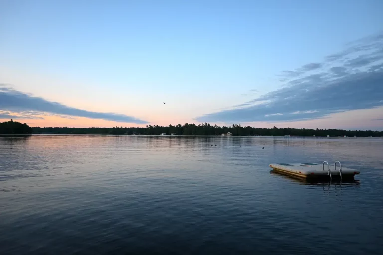 bobcaygeon resort waterfront swim dock